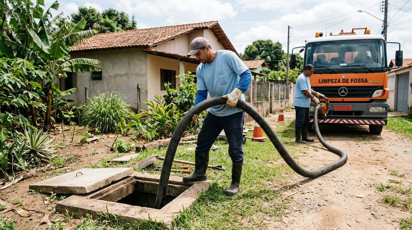 Desentupimento de Fossa em Cascavel‑PR